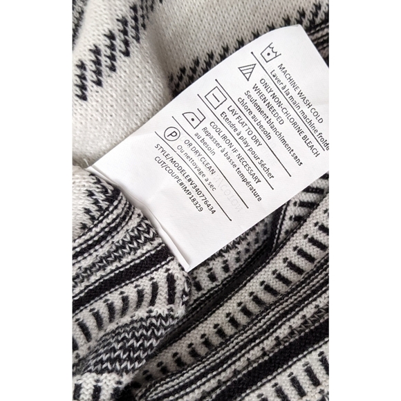 Vince 100% Cotton Multi Stripe Open Cardigan Sweater - Picture 8 of 8